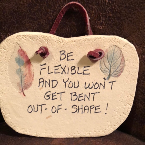 wisdom on a clay hanging pieces - Picture 3 of 3